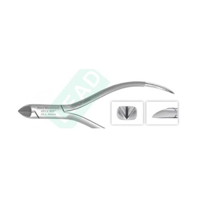 Lead Orthodent OL 346 hard wire cutter with tungsten carbide inserts and reinforced joint