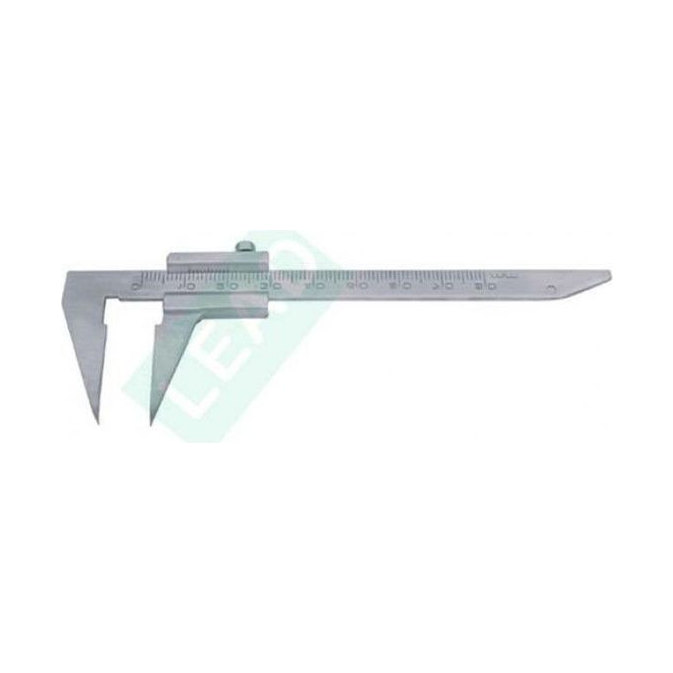 Lead Orthodent OL 636 pointed-jaw vernier caliper with a vernier measuring scale
